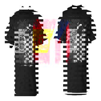 Puerto Rico España Bandera De La Amistad Puerto Rico Camiseta unisex - Regaloses