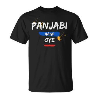 Punjabi Sage Oye Colourful Panjabi Aa Gaye Oye Diljit Dosanjh T-Shirt - Geschenkecke