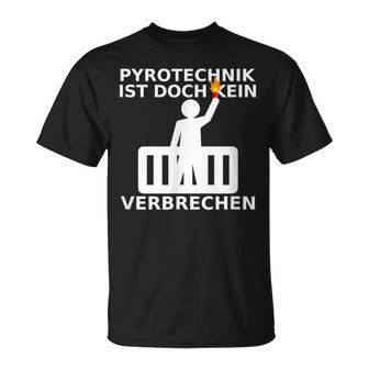 Pyrotechnik Ist Doch Keinerbrechen Balkon Ultra Meme T-Shirt - Geschenkecke