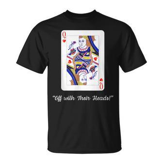 Queen Of Hearts Alice In Wonderland T-Shirt - Geschenkecke