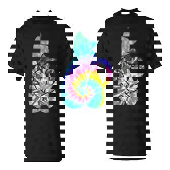 Queue De Chat Avec Cœurs Et Nœuds Colorés Style Hippie Paix Rétro Cadeau D'amour T-Shirt - Cadeauxyz