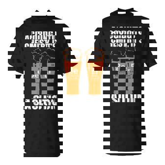 Química Químicos Cerveza Nerd Divertidos Profesor Camiseta unisex - Regaloses