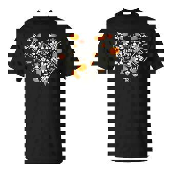 Radiology Fall Heart Xray Tech Autumn Pumpkin Thanksgiving T-Shirt - Thegiftio UK