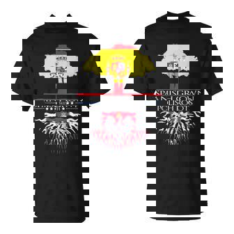Raíces Polacos Españoles Crecido Polo Europeoarsovia Camiseta unisex - Regaloses