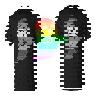 Rainbow Ghost Lgbt Gay Pride Lesbian Halloween Costume T-Shirt - Thegiftio UK