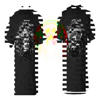 Rasta Reggae Lion Rastafarian Pride Jamaica Reggae Music T-Shirt - Thegiftio