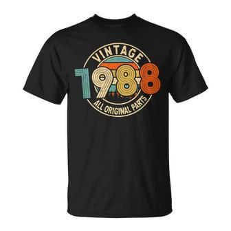 Regalo De 32º Cumpleañosintage 1988 – Año 1988 Camiseta unisex - Regaloses