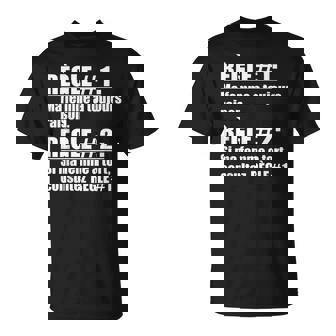 Règle 1 Ma A Toujours Raison Mari Humoristique T-Shirt - Cadeauxyz