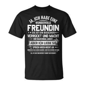 Relationship Partner Don't Speak Ich Habe Eine Freundin T-Shirt - Geschenkecke