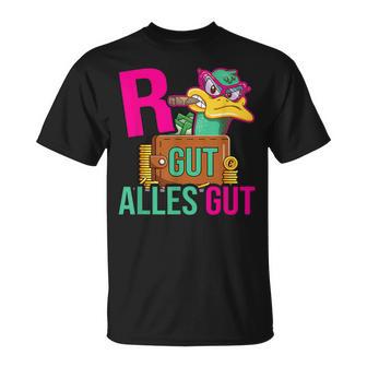 Rente Gut Alles Gut Pensionierung Ducks Pensioner T-Shirt - Geschenkecke