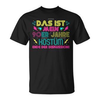 Retro 90S 80Sibe Retro Das Ist Mein 90S Costume T-Shirt - Geschenkecke