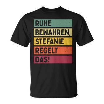 In Retro Colours Stefanie Regelt T-Shirt - Geschenkecke