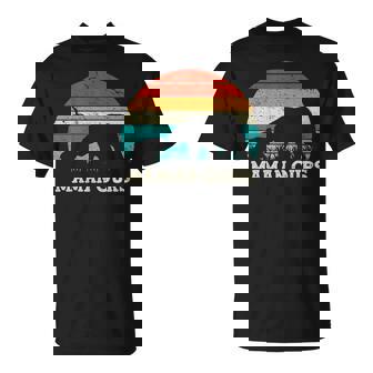 Rétro Mére Fille Fils Enfants Maman Ours Fête Des Mères T-Shirt - Cadeauxyz