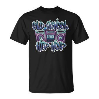 Retro Old School Hip Hop Graffiti Cassette 80S 90S T-Shirt - Geschenkecke