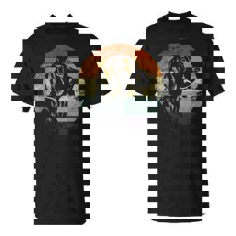 Retro Vintage Dog Bluetick Coonhound T-Shirt - Monsterry