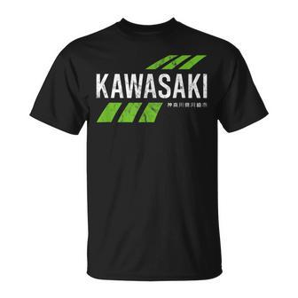 Retrointage Kawasaki Green City Para Hombres O Es Camiseta unisex - Regaloses