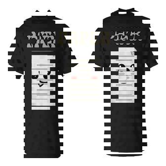 Rock Paper Scissors Easy Halloween Matching Group Costume T-Shirt | Seseable UK