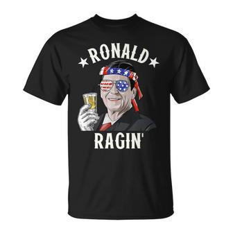 Ronald Ragin Patriotic 4Th Of July Flag T-Shirt - Monsterry CA