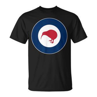 Royal Nueva Zelanda Fuerza Aérea Roundel Nz Kiwi Camiseta unisex - Regaloses