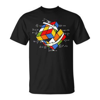 Rubik's Cube Magic Cube Retro Rubiintage Nerd T-Shirt - Geschenkecke