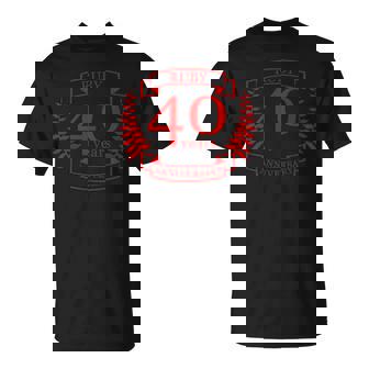 Ruby 40 Years Wedding Anniversary T-Shirt - Thegiftio UK