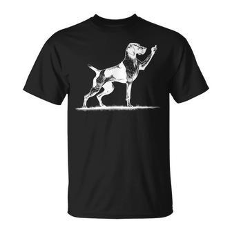 Rude Pointer Dog Asshole German Shorthaired Pointer Dog T-Shirt - Monsterry