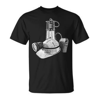 Ruhrpott Jumper Miner Helmet Grubenlampe Glück On T-Shirt - Geschenkecke