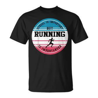 Runner Running Marathon Sport School Student T-Shirt - Monsterry