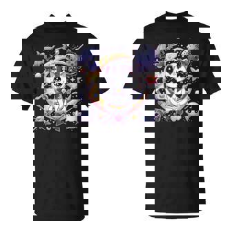 Sailor Meow Cute Moon Cat Space Magic Gothic Halloween T-Shirt - Thegiftio UK