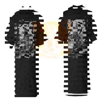 Samurai Cat Ninja Aesthetic Japanese Katana Tokyo Culture T-Shirt - Thegiftio