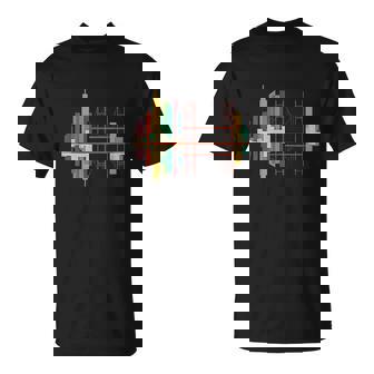 San Francisco Skyline Abstract Sf Skyline T-Shirt - Thegiftio UK