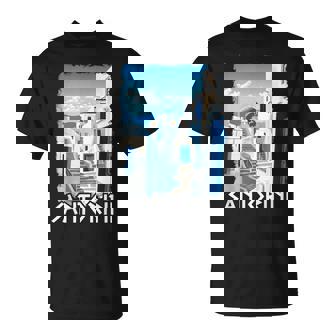 Santorin Souvenir Deoyage En Grèce T-Shirt - Cadeauxyz