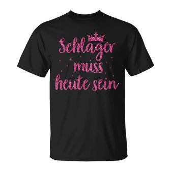 Schlager Music Costume Schlagerfan Schlager Music Party Girls T-Shirt - Geschenkecke