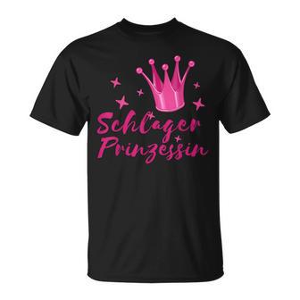 Schlagerprinzessin Schlager Prinzessin Schlagermusik T-Shirt - Geschenkecke