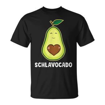 Schlavocado Avocado Pyjamas Sleep Outfit Pyjamas Heart T-Shirt - Geschenkecke