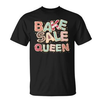 School Cookies Bake Sale Queen Fundraiser Pta T-Shirt - Monsterry