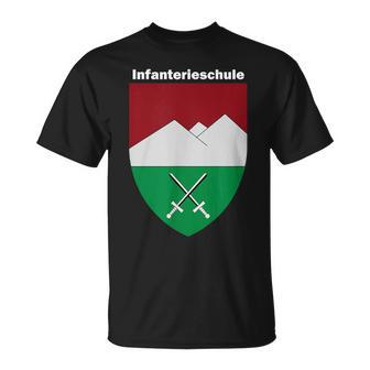 School Of Infantry Infs German Army Emblem Badge T-Shirt - Monsterry CA