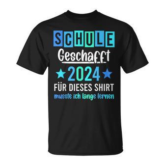 Schule 2024 Geschafft T-Shirt - Geschenkecke