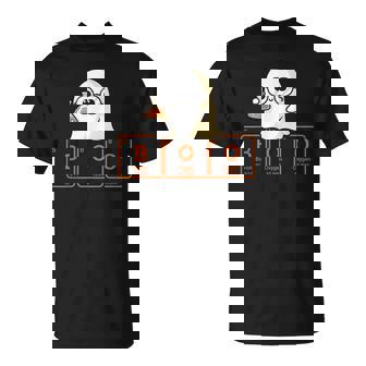 Science Teacher Ghost Halloween Chemistry Boo Elements Women T-Shirt - Thegiftio UK
