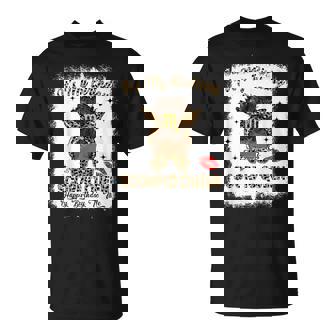 Scorpio Queen Afro Messy Bun It's My Birthday Black Woman T-Shirt - Thegiftio UK