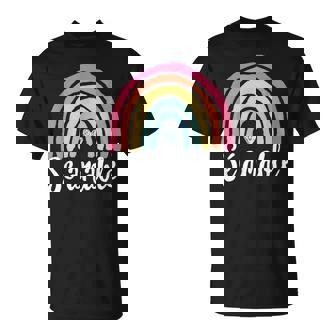 Sé Amable Spanish Bilingual Teacher Be Kind Boho Rainbow T-Shirt - Monsterry