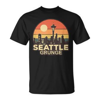 Seattle Grungeintage Skyline T-Shirt - Geschenkecke