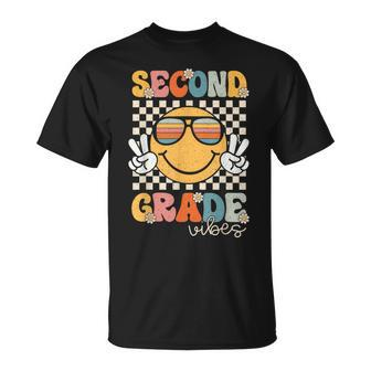 Second Grade Vibes Smile First Day Of School 2Nd Grade Team T-Shirt - Monsterry AU