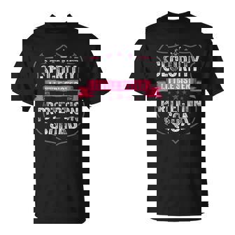 Security Little Sister Protection Squad Boy Brother T-Shirt - Thegiftio UK