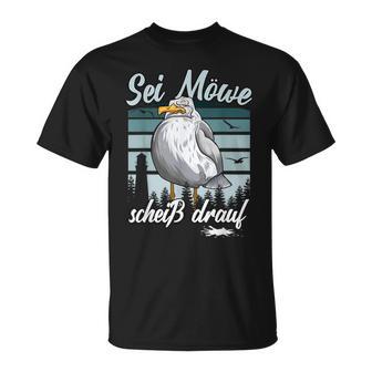 Sei Möwe Scheid Drauf North German Seagulls T-Shirt - Geschenkecke