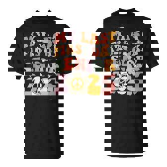 Senior 2025 My First Last Day College Graduation Year T-Shirt | Mazezy