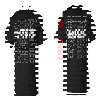 Senior Class Of 2025 Graduation Back To School Senior 25 T-Shirt - Thegiftio
