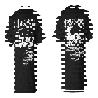 She's My Boo Matching Halloween Pajama Couples He's My Boo T-Shirt - Monsterry
