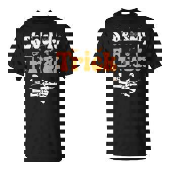 She's My Trick Skeleton Couples Matching Couple Halloween T-Shirt - Thegiftio UK