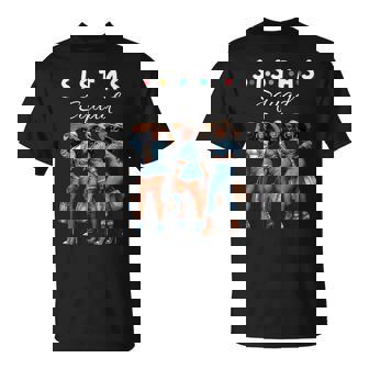 Sistas Squad Afro Together Melanin Black Girls T-Shirt | Seseable UK